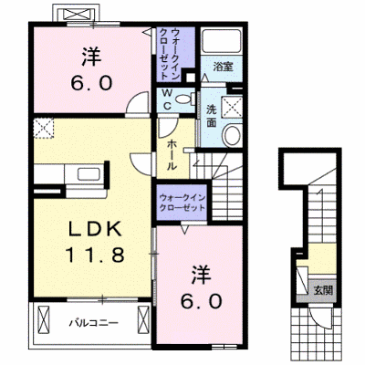 ルミエール　日野　Ⅰ 203【管理NO：1-014621001-02030】 ★家具家電は申し込み後に搬入します★ ★2026年10月下旬入居可能★の物件画像