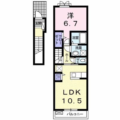 プラシード　コルソ 201【管理NO：1-018408701-02010】 ★家具家電は申し込み後に搬入します★ ★2026年09月中旬入居可能★の物件画像