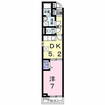 エテルナ　オクト 102【管理NO：1-019322301-01020】 ★家具家電は申し込み後に搬入します★ ★2026年10月下旬入居可能★の物件画像