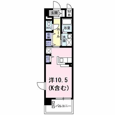 ＥＸＥ　ＶＩＬＬＡ　ＷＥＳＴ 610【管理NO：1-014908001-06080】 ★家具家電は申し込み後に搬入します★ ★2026年09月中旬入居可能★の物件画像