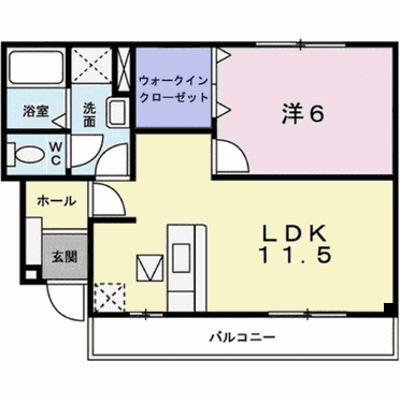 エクセラン國木Ⅰ 102【管理NO：1-016454201-01020】 ★家具家電は申し込み後に搬入します★ ★2026年09月上旬入居可能★の物件画像