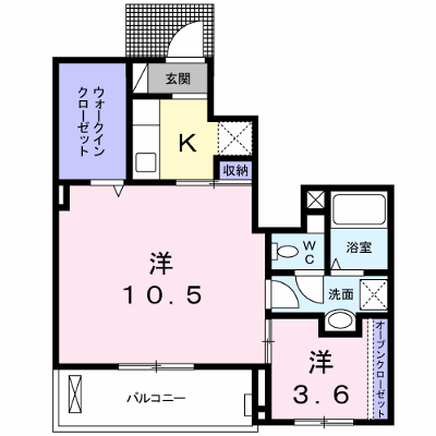メゾン・アルバ 102【管理NO：1-020441801-01020】 ★家具家電は申し込み後に搬入します★ ★2026年09月中旬入居可能★の物件画像