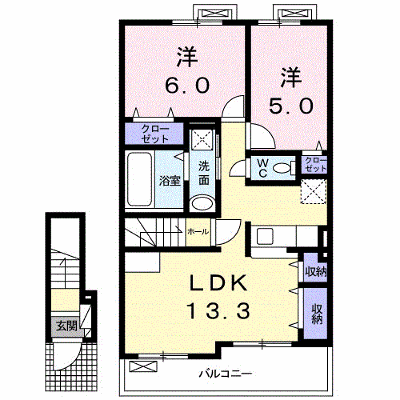 ラペッシェ 202【管理NO：1-023809501-02020】 ★家具家電は申し込み後に搬入します★ ★2026年09月中旬入居可能★の物件画像