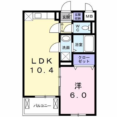 サザンクロス　ｗｅｓｔ 202【管理NO：1-021540102-02020】 ★家具家電は申し込み後に搬入します★ ★2026年08月下旬入居可能★の物件画像