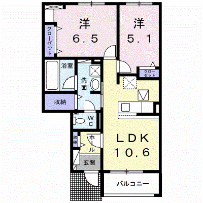 アット横小路 106【管理NO：1-027701801-01050】 ★家具家電は申し込み後に搬入します★ ★2026年10月中旬入居可能★の物件画像