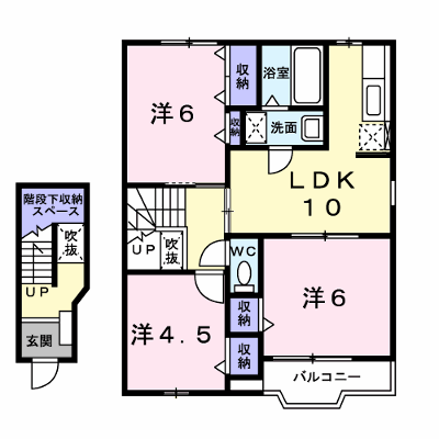 ベル・コーポ・デヌシＢ 203【管理NO：1-009493801-02030】 ★家具家電は申し込み後に搬入します★ ★2026年10月中旬入居可能★の物件画像