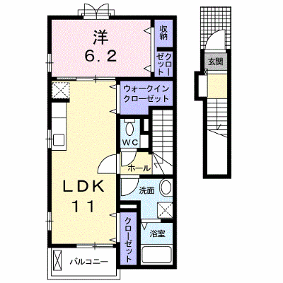 サーレ・学園前Ⅱ 203【管理NO：1-021400702-02030】 ★家具家電は申し込み後に搬入します★の物件画像