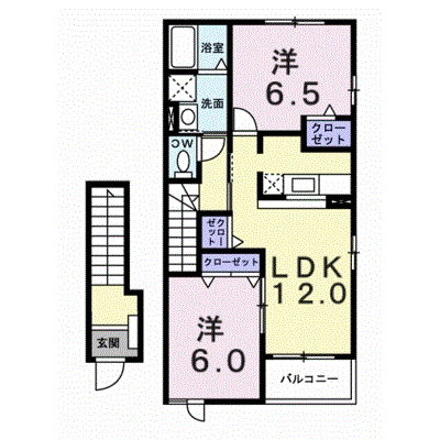 メリーブライトＡ 205【管理NO：1-013393901-02040】 ★家具家電は申し込み後に搬入します★ ★2026年09月中旬入居可能★の物件画像