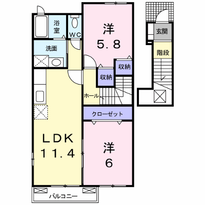 テラース磯上Ｃ 202【管理NO：1-015648901-02020】 ★家具家電は申し込み後に搬入します★ ★2026年10月上旬入居可能★の物件画像