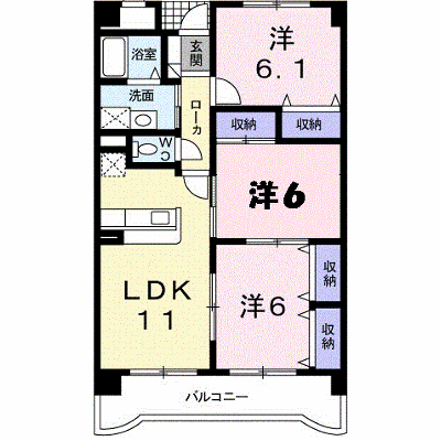 ヴィラ・クラッセ　広 404【管理NO：1-010003301-04040】 ★家具家電は申し込み後に搬入します★ ★2026年11月中旬入居可能★の物件画像