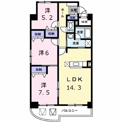 ピアシェ－レ山崎 403【管理NO：1-009622701-04030】 ★家具家電は申し込み後に搬入します★ ★2026年09月下旬入居可能★の物件画像