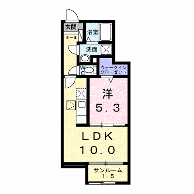 グロリオサ川根 102【管理NO：1-028687301-01020】 ★家具家電は申し込み後に搬入します★ ★2026年12月中旬入居可能★の物件画像