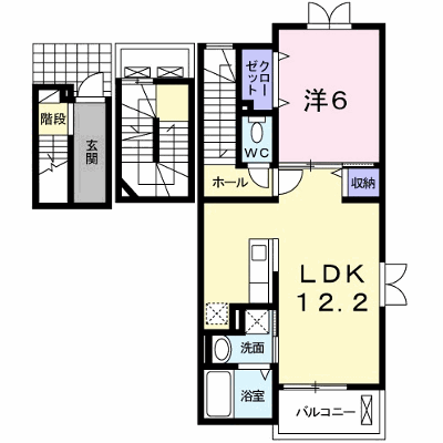 メゾン　ド　ペルレ　住村　Ⅰ 301【管理NO：1-017451601-03010】 ★家具家電は申し込み後に搬入します★ ★2026年08月下旬入居可能★の物件画像