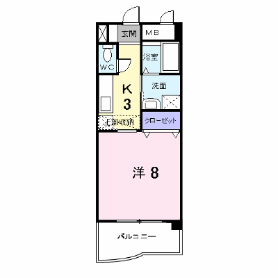 サニーヒルズＫ 405【管理NO：1-010916901-04050】 ★家具家電は申し込み後に搬入します★ ★2026年09月中旬入居可能★の物件画像