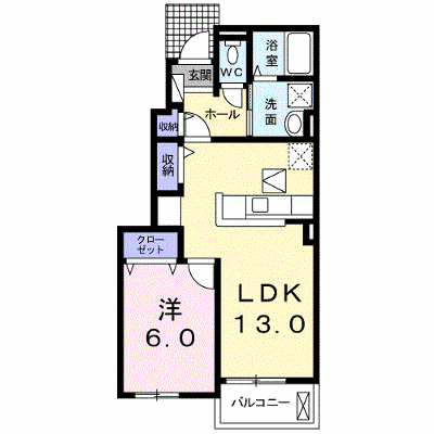 アウローラＫ　Ⅱ 102【管理NO：1-019205701-01020】 ★家具家電は申し込み後に搬入します★の物件画像