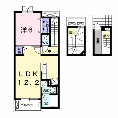 ティーダ安在野 302【管理NO：1-017401201-03020】 ★家具家電は申し込み後に搬入します★ ★2026年09月中旬入居可能★の物件画像