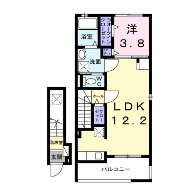 プロムナード春日Ⅱ 203【管理NO：1-028302801-02030】 ★家具家電は申し込み後に搬入します★ ★2026年09月上旬入居可能★の物件画像