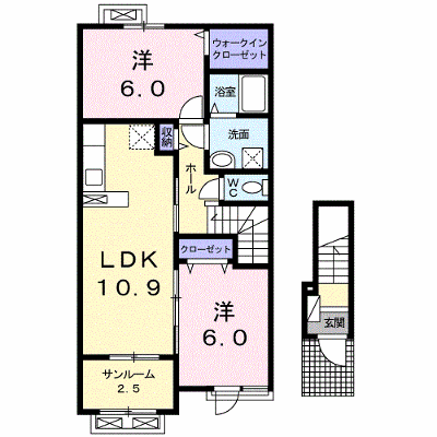セイバリーシュン 202【管理NO：1-023793701-02020】 ★家具家電は申し込み後に搬入します★ ★2026年09月下旬入居可能★の物件画像