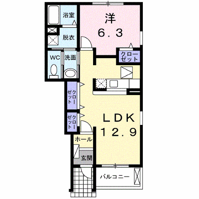 モンターナ　アルタＢ 104【管理NO：1-016866302-01040】 ★家具家電は申し込み後に搬入します★ ★2026年09月中旬入居可能★の物件画像