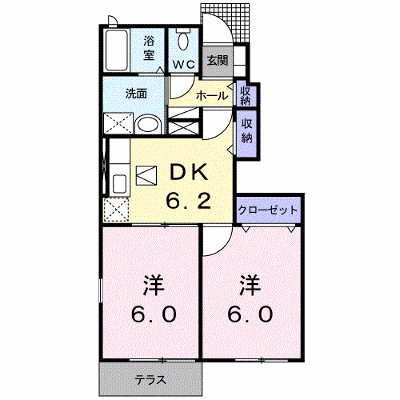 ヒルズ上弓削　Ａ 103【管理NO：1-015520701-01030】 ★家具家電は申し込み後に搬入します★ ★2026年09月下旬入居可能★の物件画像