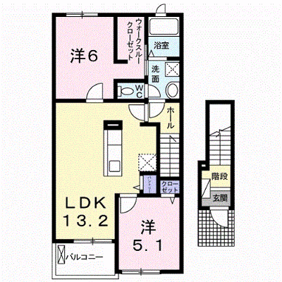 ラ・カーザ　ドルチェ　Ⅱ 202【管理NO：1-023987502-02020】 ★家具家電は申し込み後に搬入します★ ★2026年09月下旬入居可能★の物件画像