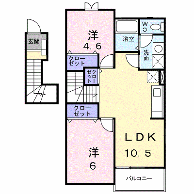 Ｌｕｃｋｙ・ＴｅｎⅠ 202【管理NO：1-012155901-02020】 ★家具家電は申し込み後に搬入します★の物件画像