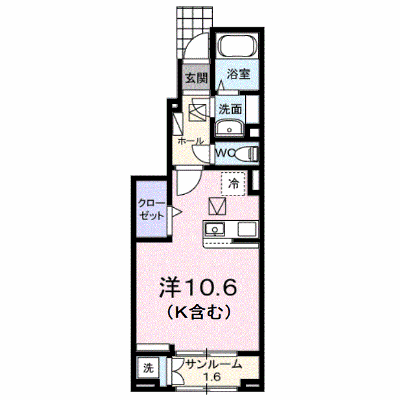 マルタン　シュド 102【管理NO：1-027050101-01020】 ★家具家電は申し込み後に搬入します★の物件画像