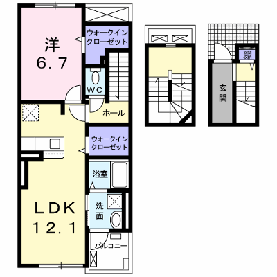 フラワー　ヒルズ 303【管理NO：1-024907101-03030】 ★家具家電は申し込み後に搬入します★ ★2026年09月中旬入居可能★の物件画像