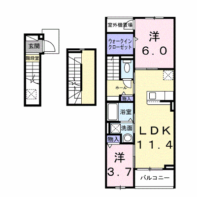カーサルーチェ 302【管理NO：1-028453701-03020】 ★家具家電は申し込み後に搬入します★ ★2026年09月中旬入居可能★の物件画像