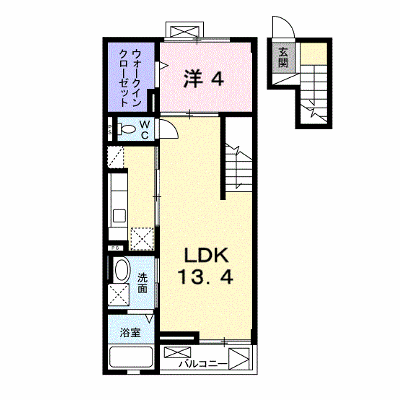 モヤ・クーチャ 403【管理NO：1-016603801-04030】 ★家具家電は申し込み後に搬入します★ ★2026年10月上旬入居可能★の物件画像