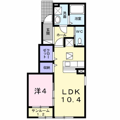 ラ・カサ・フェリーチェ 101【管理NO：1-017545001-01010】 ★家具家電は申し込み後に搬入します★ ★2026年09月中旬入居可能★の物件画像