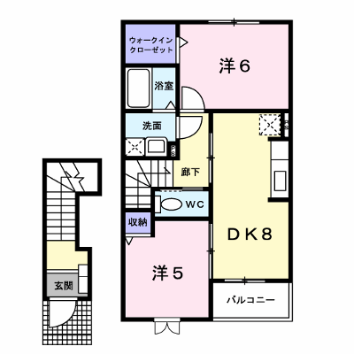 フィオーレ 203【管理NO：1-014852701-02030】 ★家具家電は申し込み後に搬入します★ ★2026年09月中旬入居可能★の物件画像