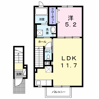 グレイス高松Ⅱ 204【管理NO：1-023140701-02040】 ★家具家電は申し込み後に搬入します★ ★2026年09月下旬入居可能★の物件画像
