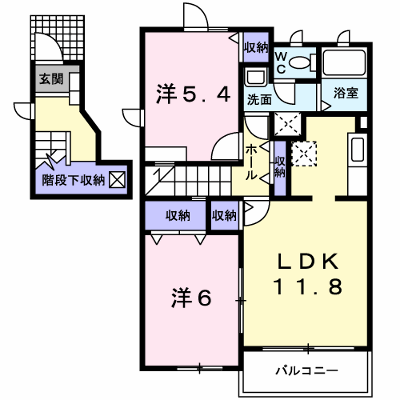 クロスロードスクエア 204【管理NO：1-011085001-02040】 ★家具家電は申し込み後に搬入します★ ★2026年09月中旬入居可能★の物件画像