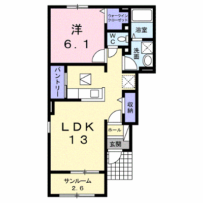 プリマベーラ 101【管理NO：1-021553401-01010】 ★家具家電は申し込み後に搬入します★ ★2026年09月下旬入居可能★の物件画像