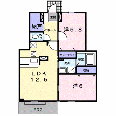 アンジェリークガーデン 102【管理NO：1-013337301-01020】 ★家具家電は申し込み後に搬入します★ ★2026年09月上旬入居可能★の物件画像