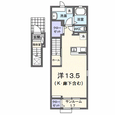 ラ・カサ・デ　Ｎ 201【管理NO：1-028155101-02010】 ★家具家電は申し込み後に搬入します★ ★2026年09月上旬入居可能★の物件画像