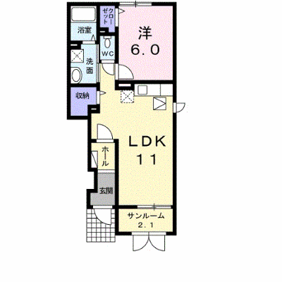グローリーアカヒラ 103【管理NO：1-099400701-01030】 ★家具家電は申し込み後に搬入します★の物件画像