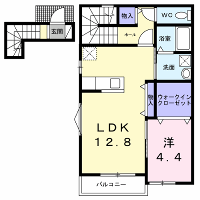 シエラ 201【管理NO：1-099370001-02010】 ★家具家電は申し込み後に搬入します★ ★2026年09月中旬入居可能★の物件画像