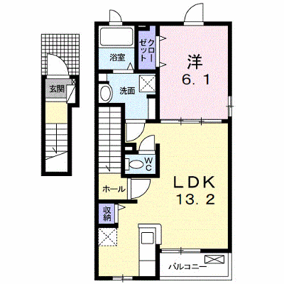 杜の風　柳生 201【管理NO：1-026583801-02010】 ★家具家電は申し込み後に搬入します★ ★2026年09月中旬入居可能★の物件画像
