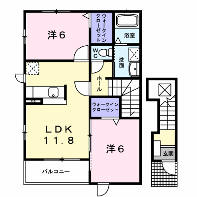 サンキ・ベルソーレ 201【管理NO：1-016551801-02010】 ★家具家電は申し込み後に搬入します★の物件画像