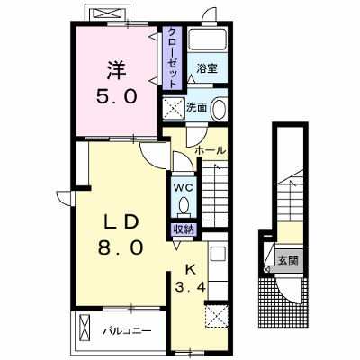 スパシーバ 201【管理NO：1-024269301-02010】 ★家具家電は申し込み後に搬入します★ ★2026年09月中旬入居可能★の物件画像