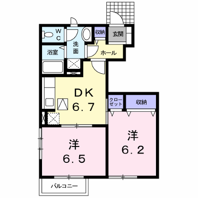 セリーヌ　Ⅲ 103【管理NO：1-010103402-01030】 ★家具家電は申し込み後に搬入します★の物件画像