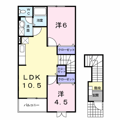 さくらセレッソＡ 202【管理NO：1-010956201-02020】 ★家具家電は申し込み後に搬入します★ ★2026年09月中旬入居可能★の物件画像