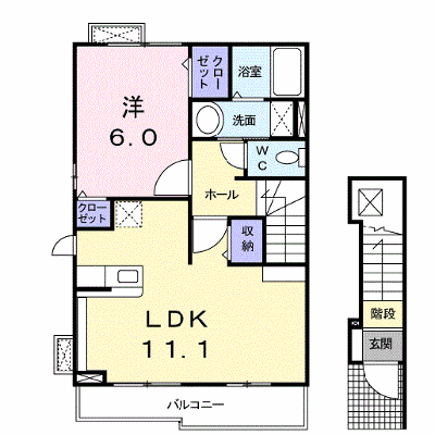ノーブル 201【管理NO：1-017730501-02010】 ★家具家電は申し込み後に搬入します★ ★2026年09月中旬入居可能★の物件画像