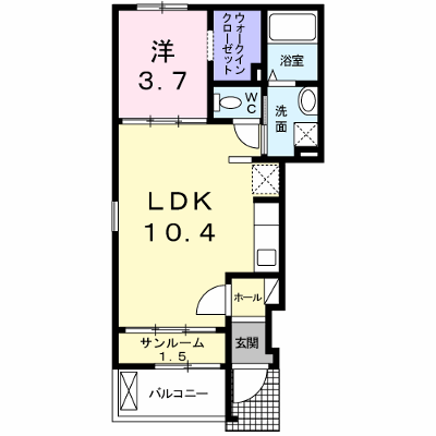 ドルフ・レーベン　Ⅰ 101【管理NO：1-019265601-01010】 ★家具家電は申し込み後に搬入します★ ★2026年09月中旬入居可能★の物件画像