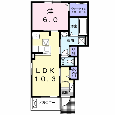 ＢＬＯＯＭ　Ⅰ 101【管理NO：1-024449201-01010】 ★家具家電は申し込み後に搬入します★ ★2026年10月中旬入居可能★の物件画像