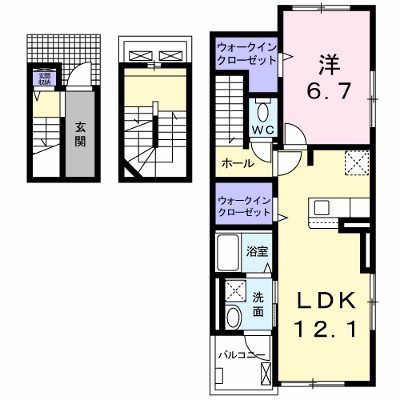 サン・フィオーレ　Ａ 301【管理NO：1-024894701-03010】 ★家具家電は申し込み後に搬入します★ ★2026年12月中旬入居可能★の物件画像