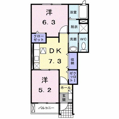 プロムナードＢ 103【管理NO：1-015419602-01030】 ★家具家電は申し込み後に搬入します★の物件画像