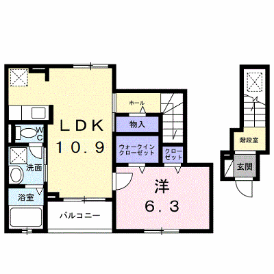 カーサ・ヴェルデ 202【管理NO：1-028652201-02020】 ★家具家電は申し込み後に搬入します★の物件画像